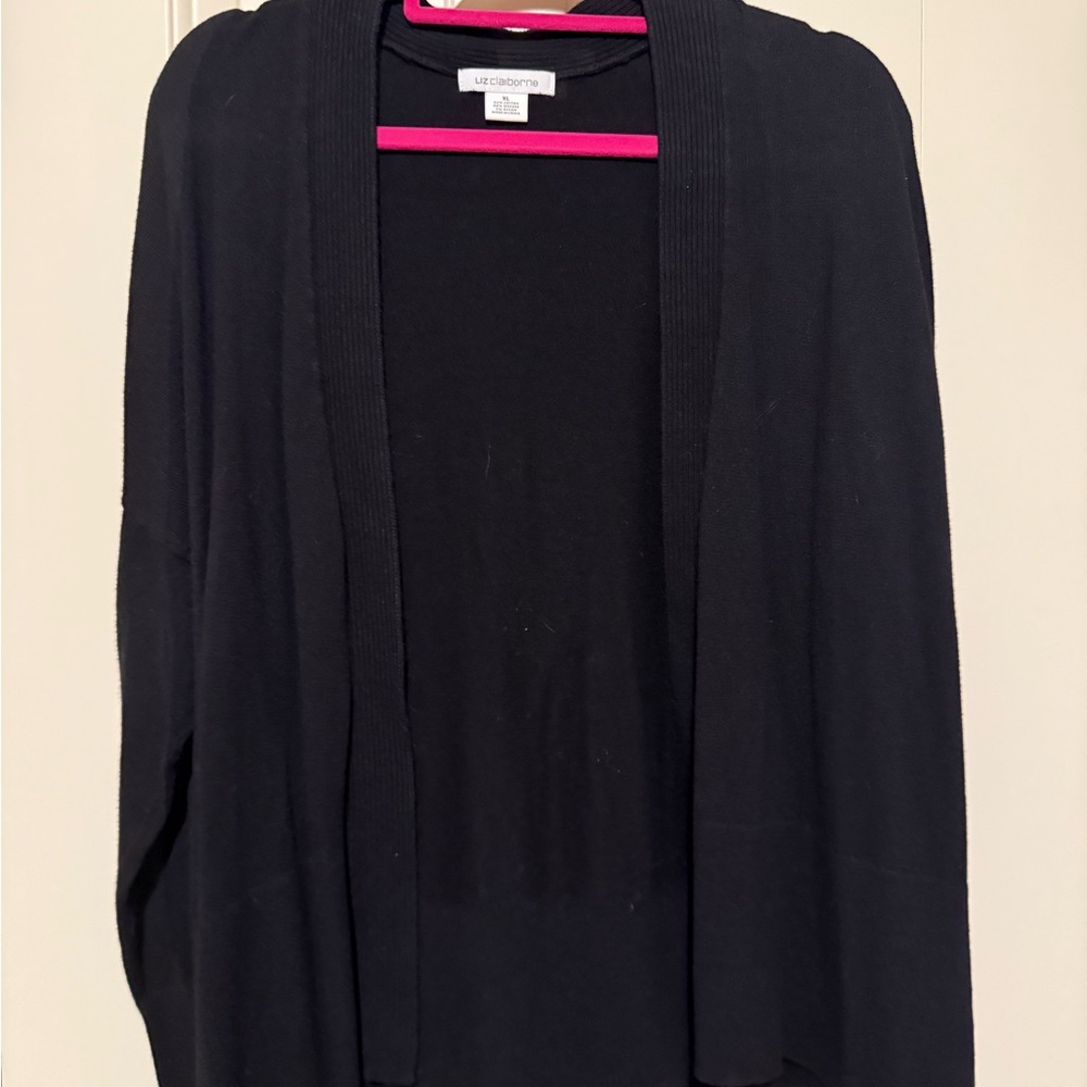 Liz Claiborne Elegant Black Cardigan